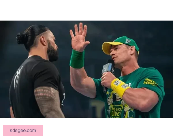 WWE世纪对决塞纳与洛克的荣耀碰撞与时代巅峰之战史诗级传奇